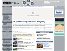Tablet Screenshot of guide-sydney.com